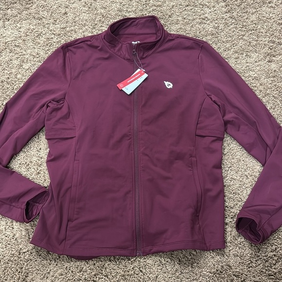 BALEAF Women's Fleece Running Jacket - Picture 3 of 5